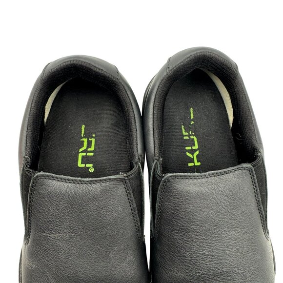 Kuru Kivi Black Leather Slip-On Comfort Shoes Women's Size 9 Wide - Picture 10 of 10